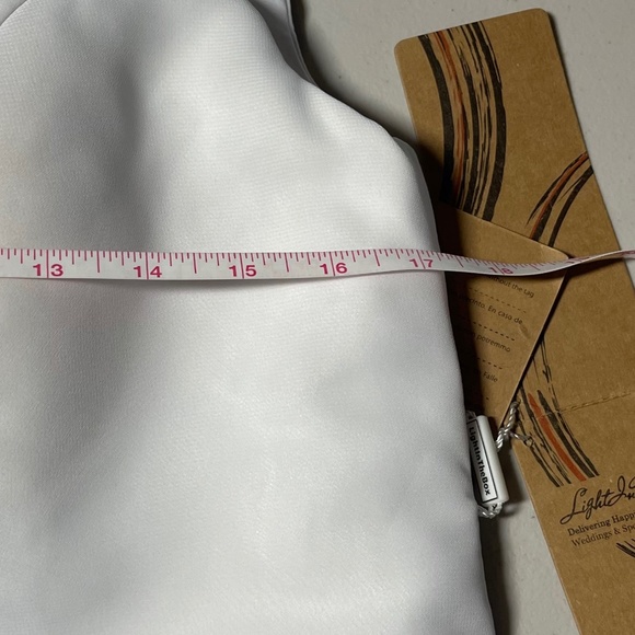 Light In The Box White Party, Formal, Wedding Dress. Sleeveless. Bling. NWT - Picture 12 of 13